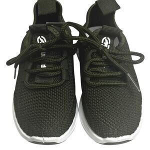 Ecko UNLTD Toddler Sneakers Size 8 Dark Green Knit Athletic Shoes Kids NWOT